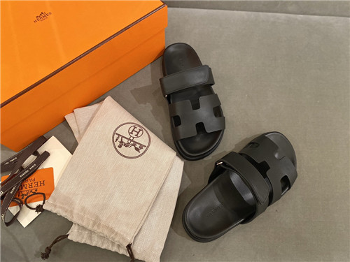 hermes h slippers women