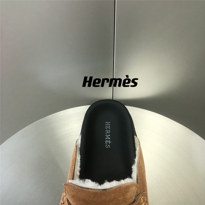Hermès Fur Birkenstocks