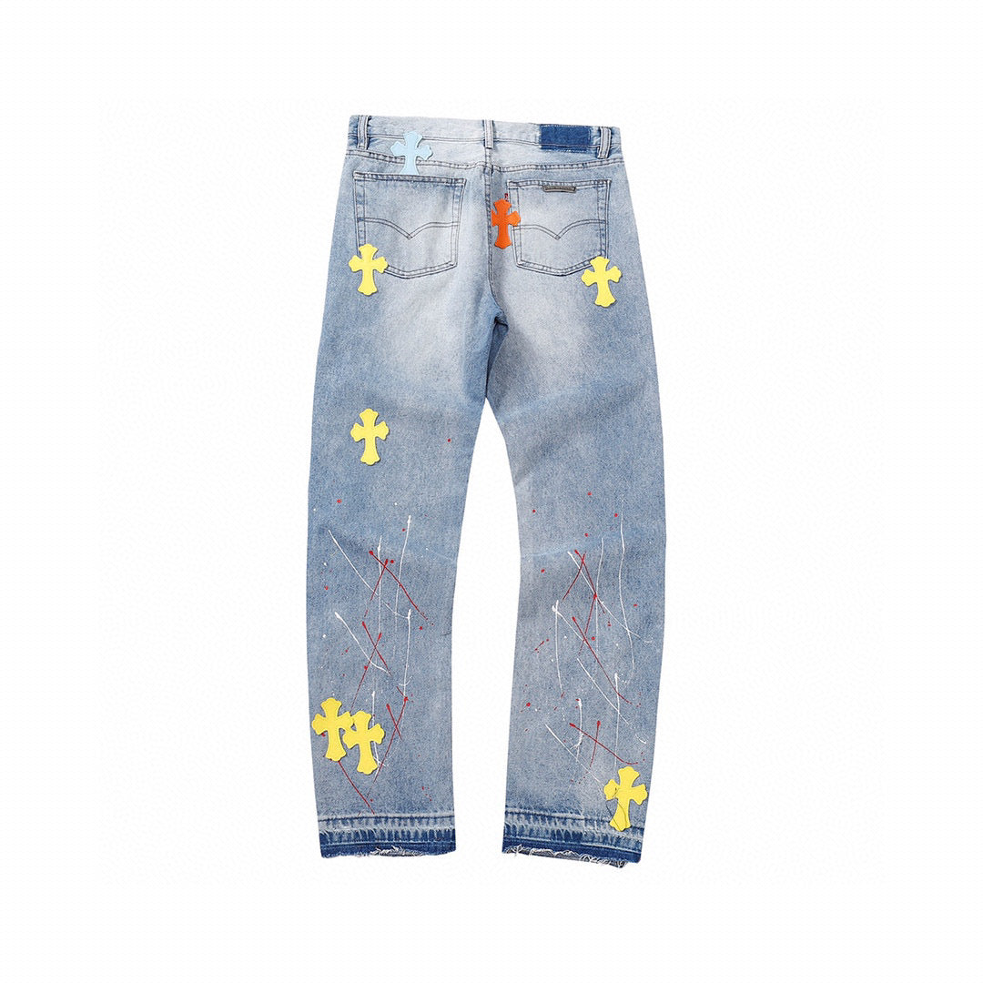 Chrome Hearts Replica Cross Denim