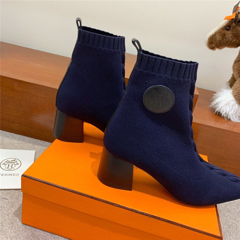 Hermes Birkin Replica Volver 60 ankle boot in blue