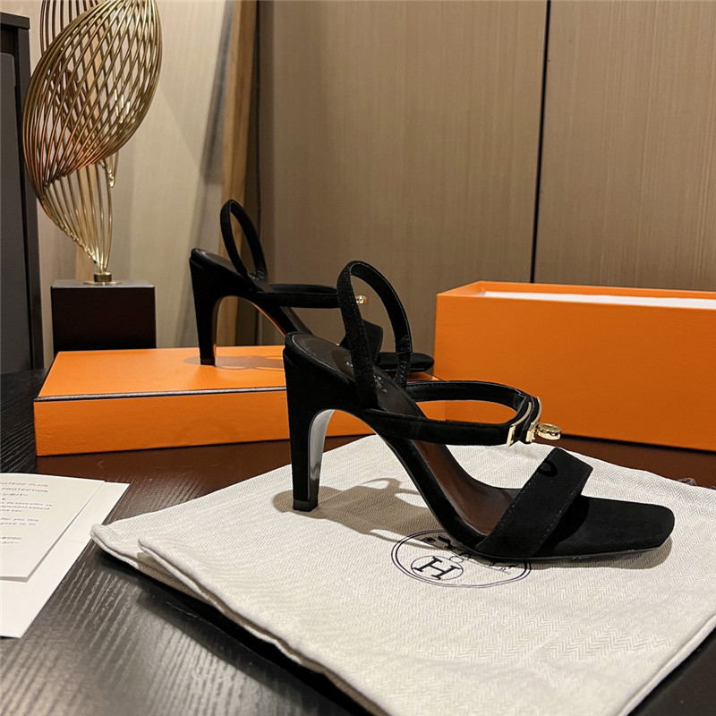 Hermes Sandals Dupe classic H high-heeled sandals