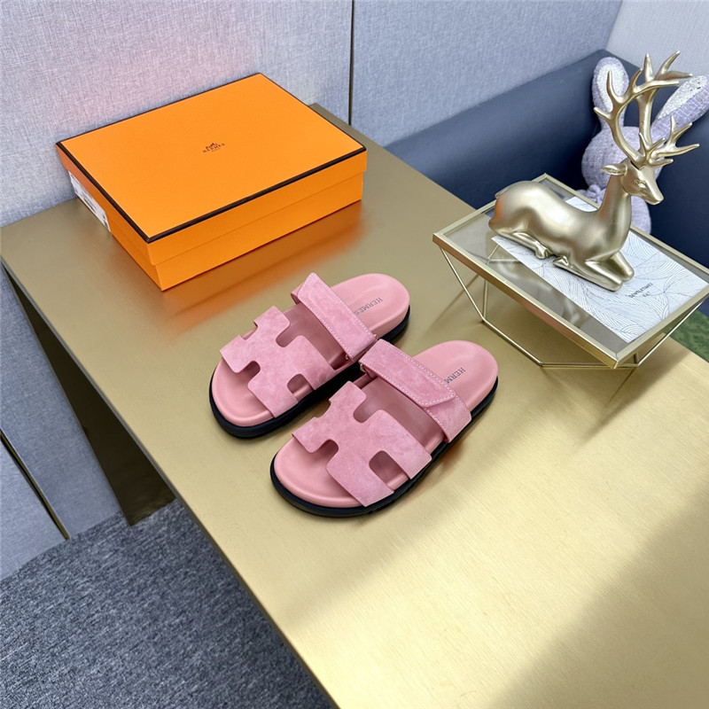 Hermès roll cake hair uncle slippers