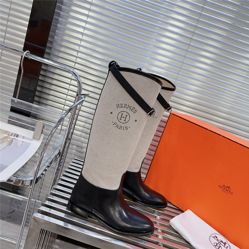 Hermès H lock perpetual classic boots