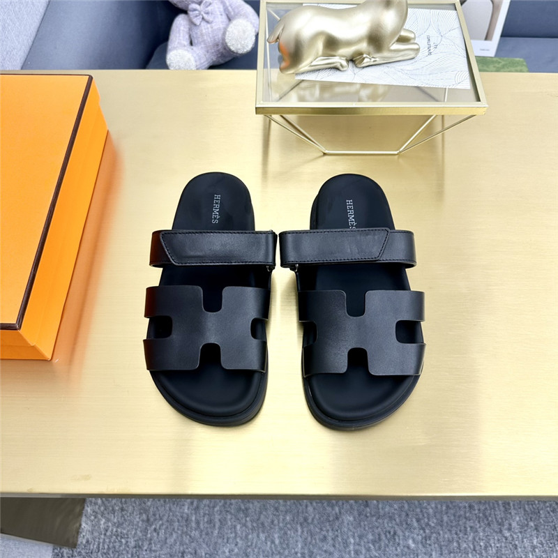 Hermès roll cake hair uncle slippers