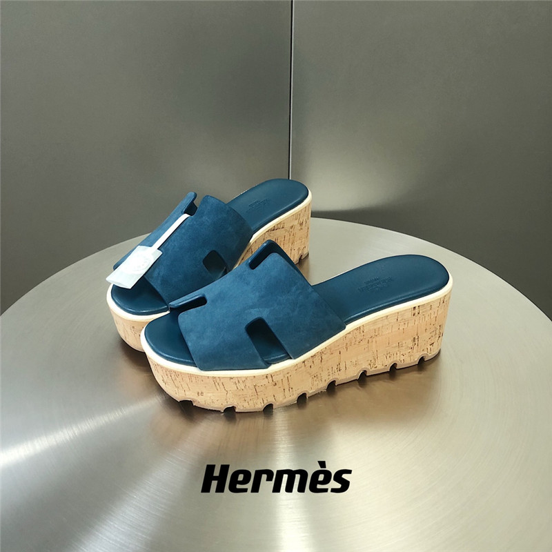 Hermès Platform Slippers