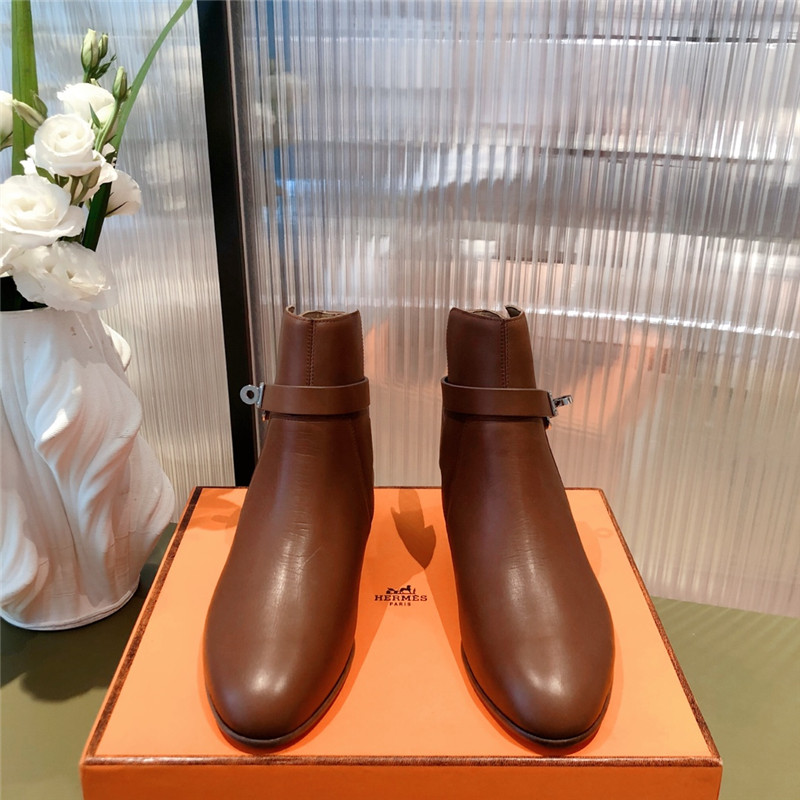 hermes kelly buckle ankle boots