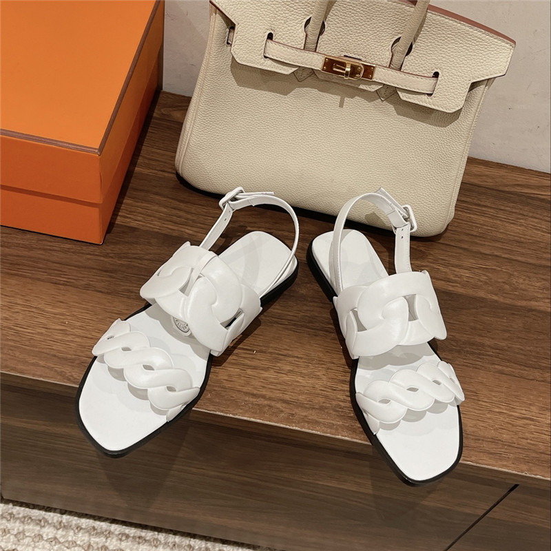 Hermès pig nose sandals