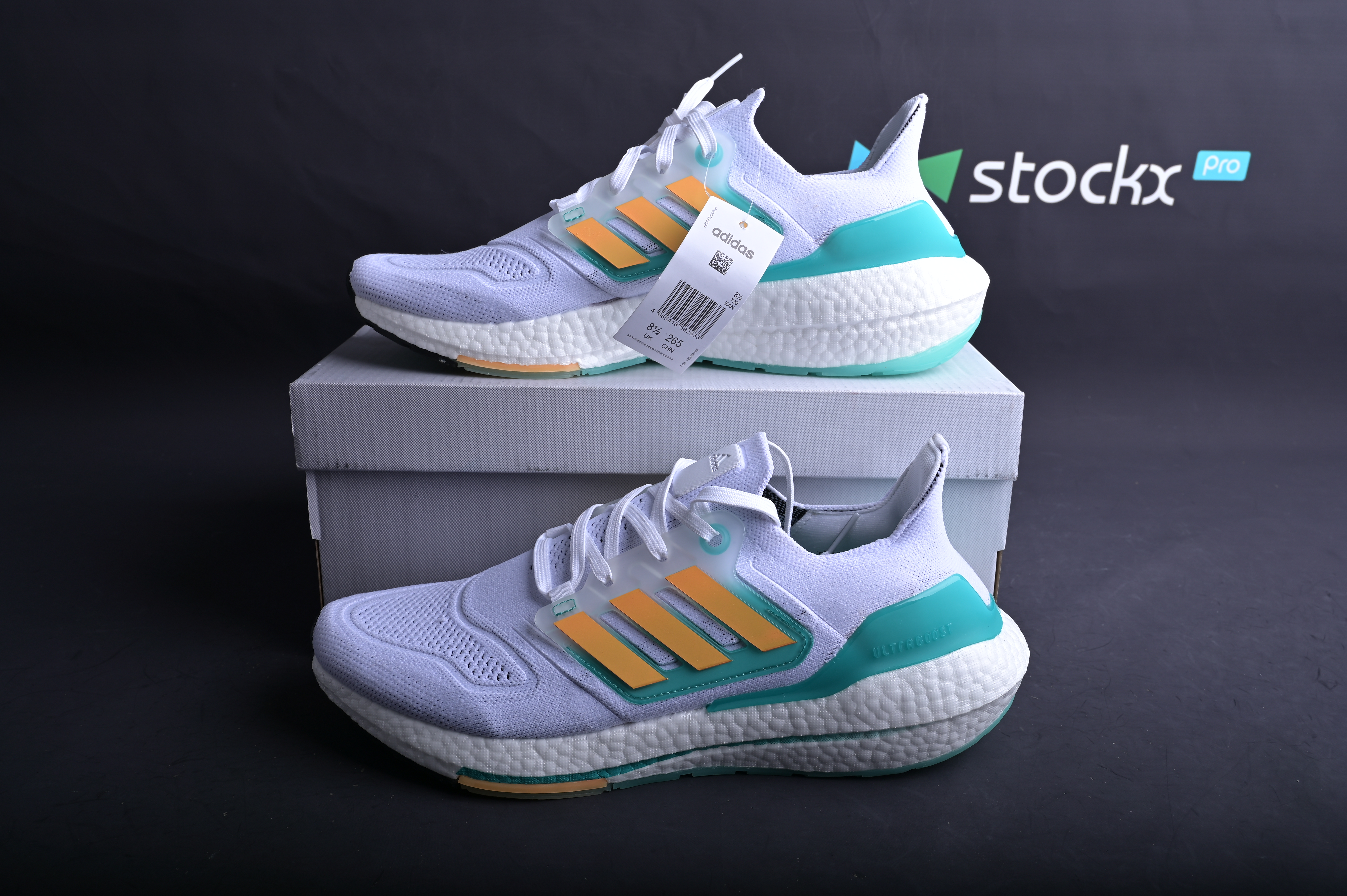 adidas Ultra Boost 22 Flash Orange Mint Rush GX5463