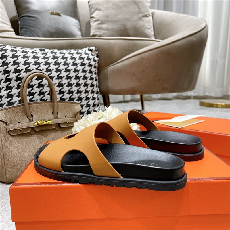 hermes platform slippers