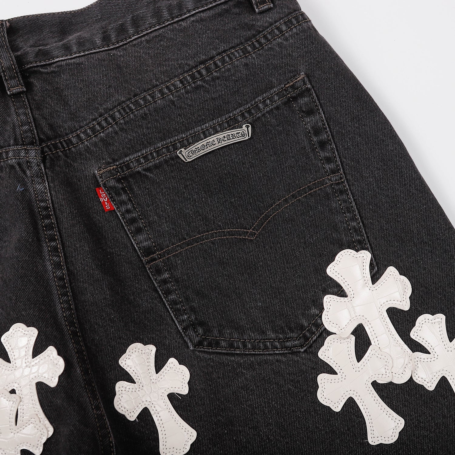 Chrome Hearts Denim Shorts