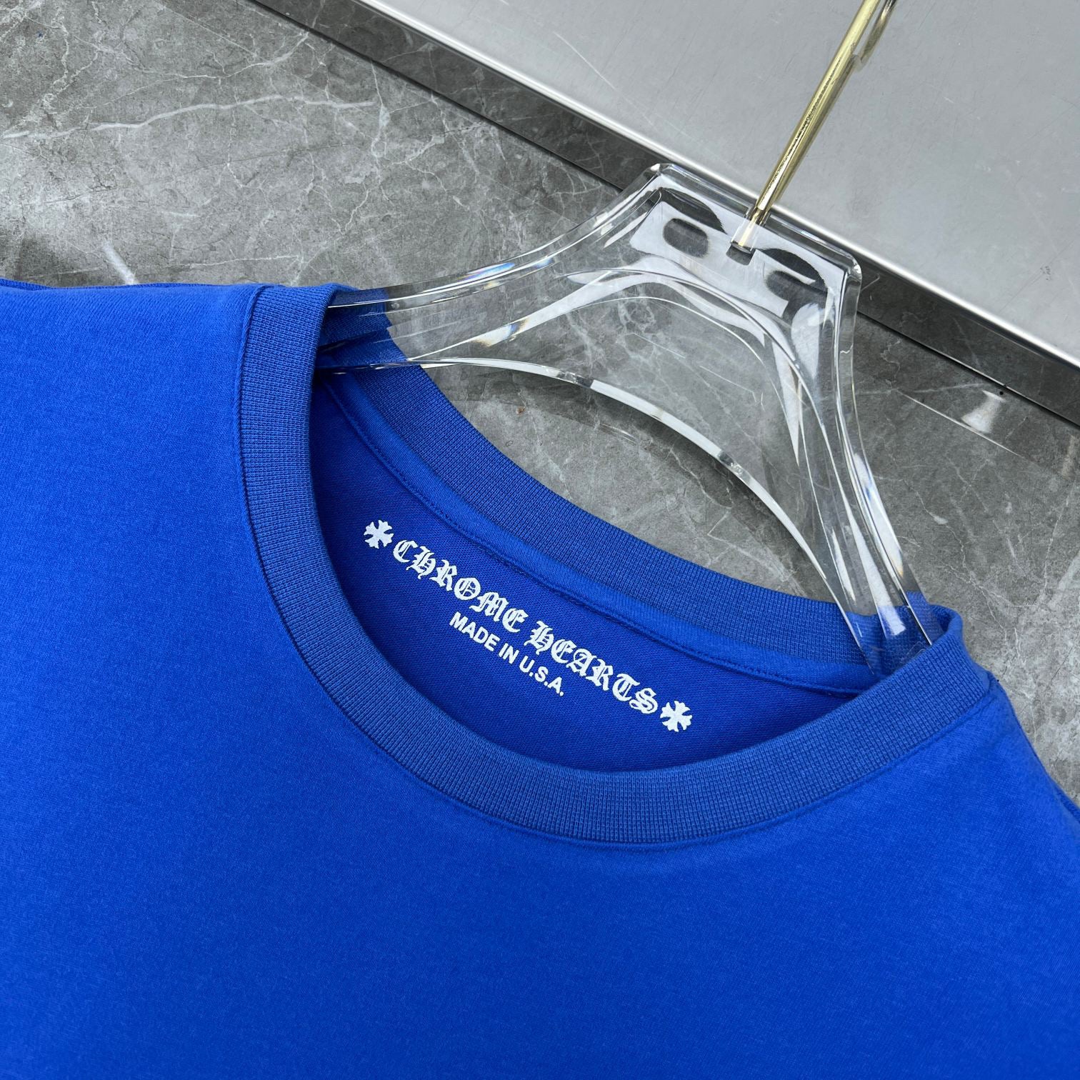 Chrome Hearts Replica Matty Boy Space T-Shirt Blue