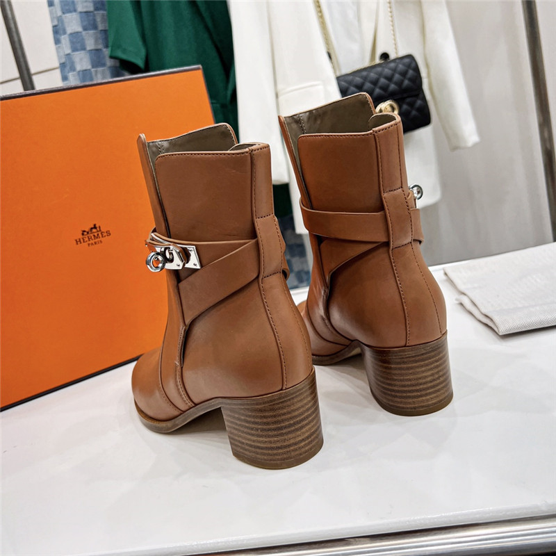 hermes frenchie 50 ankle boots