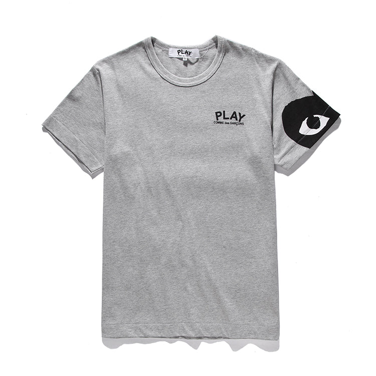 Play Comme Des Garcons Half Red Heart T Shirt 2321