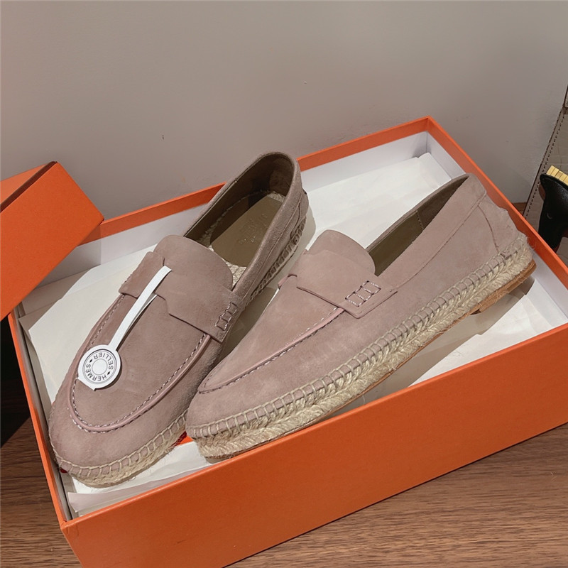 hermes classic flat loafers