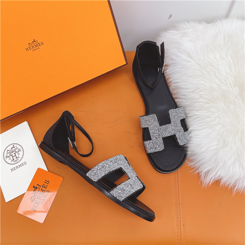 hermes flat sandals womens
