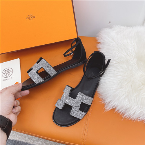 hermes flat sandals womens