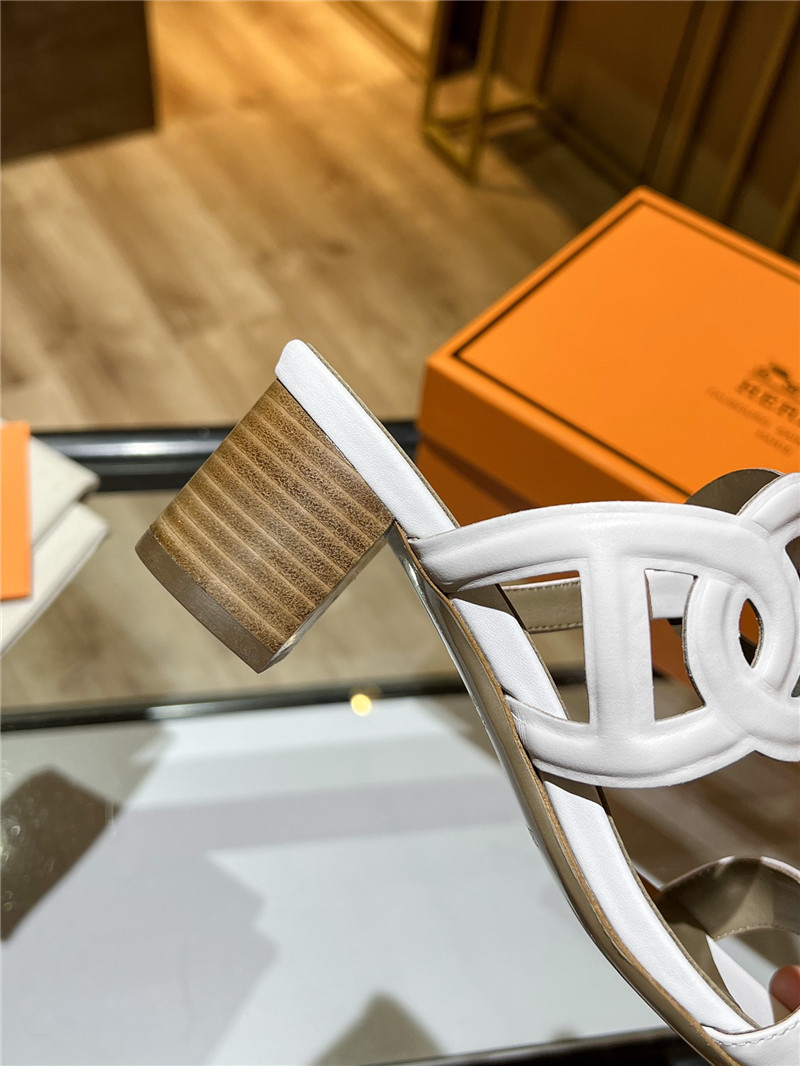 Hermes Sandals Dupe chunky heel sandals