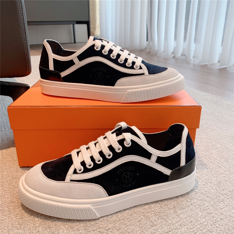 Hermès British retro casual shoes