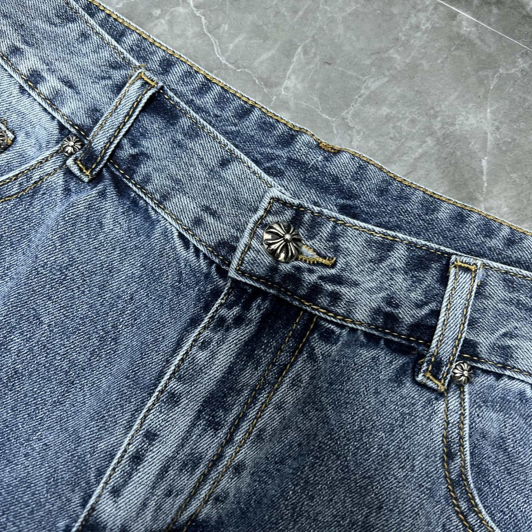Chrome Hearts Denim Shorts