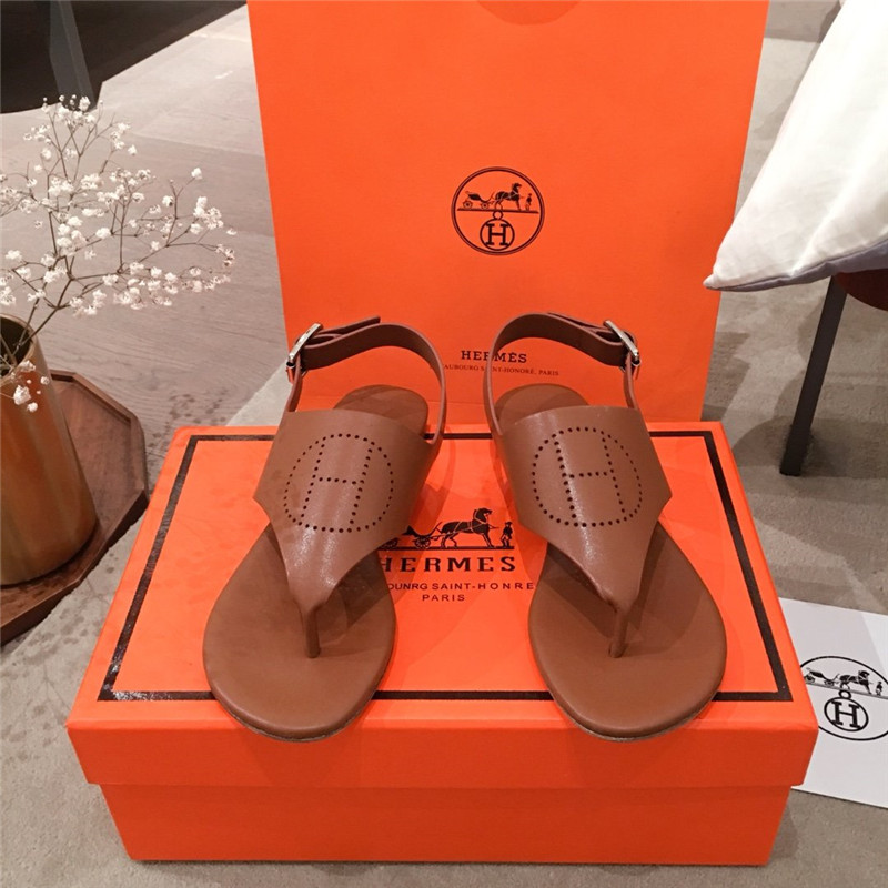 Hermes fake sandals replica sandals shoes