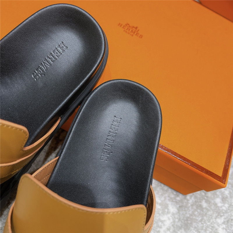 hermes kelly buckle slippers