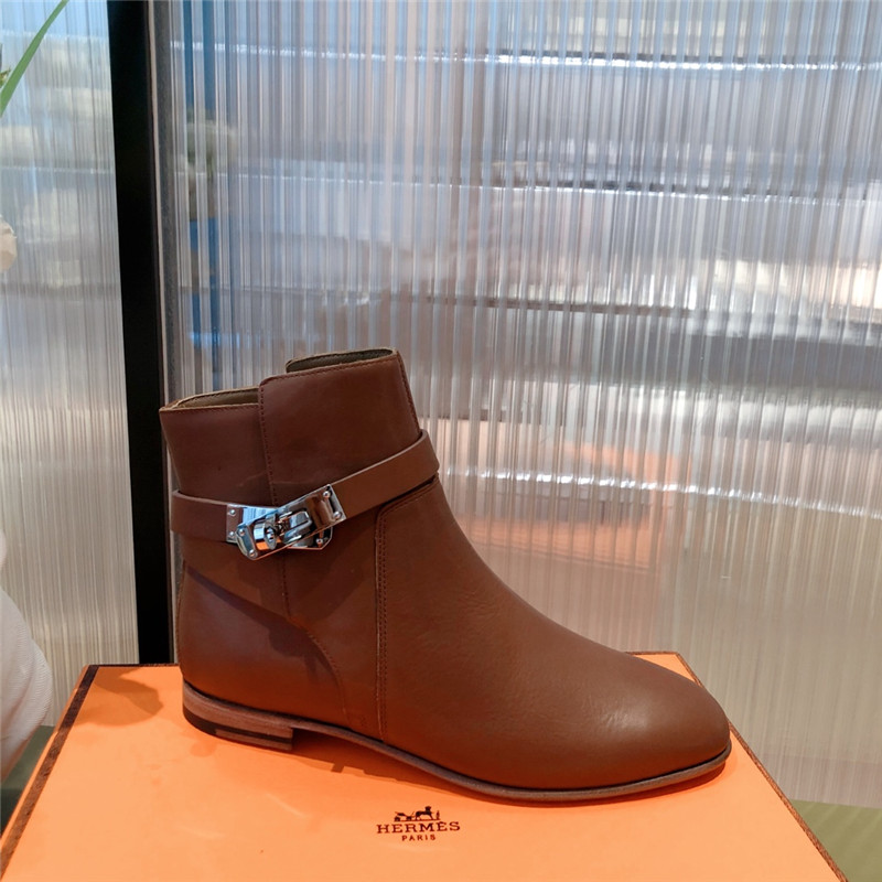 hermes kelly buckle ankle boots