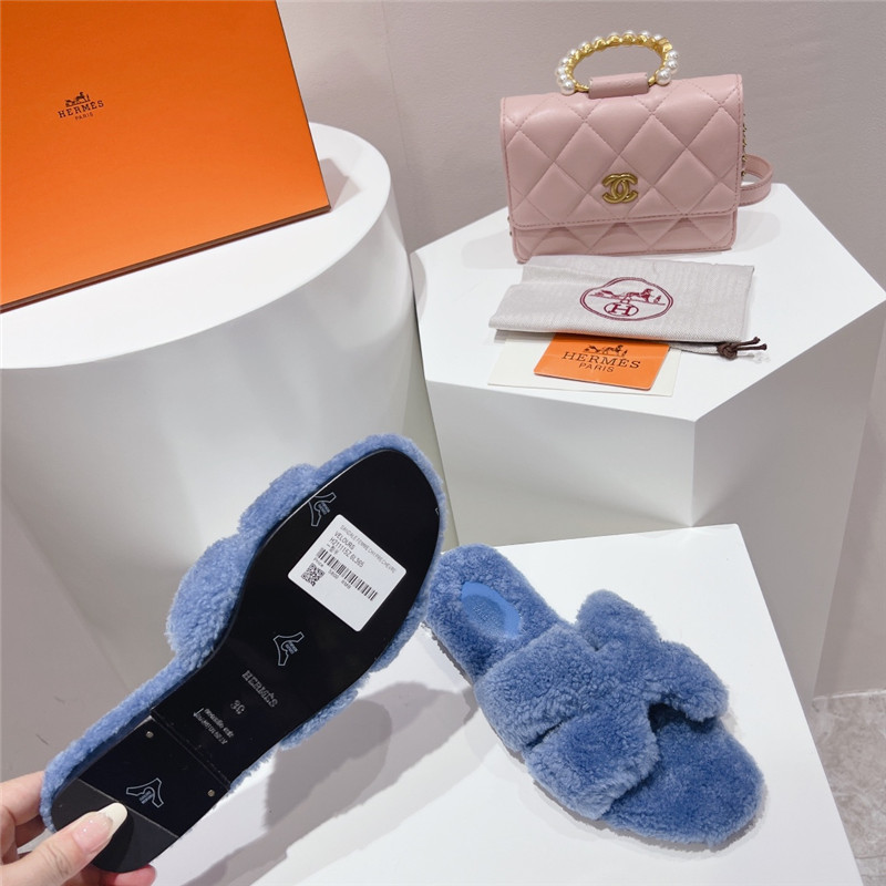 Hermès H drags autumn and winter style flat bottom hair drag
