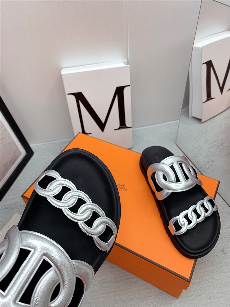hermes flat sandals