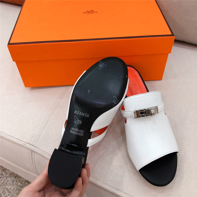 Hermes Sandals Dupe chunky heel sandals