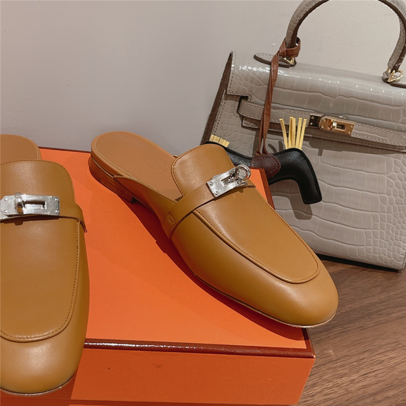 hermes mini kelly slippers