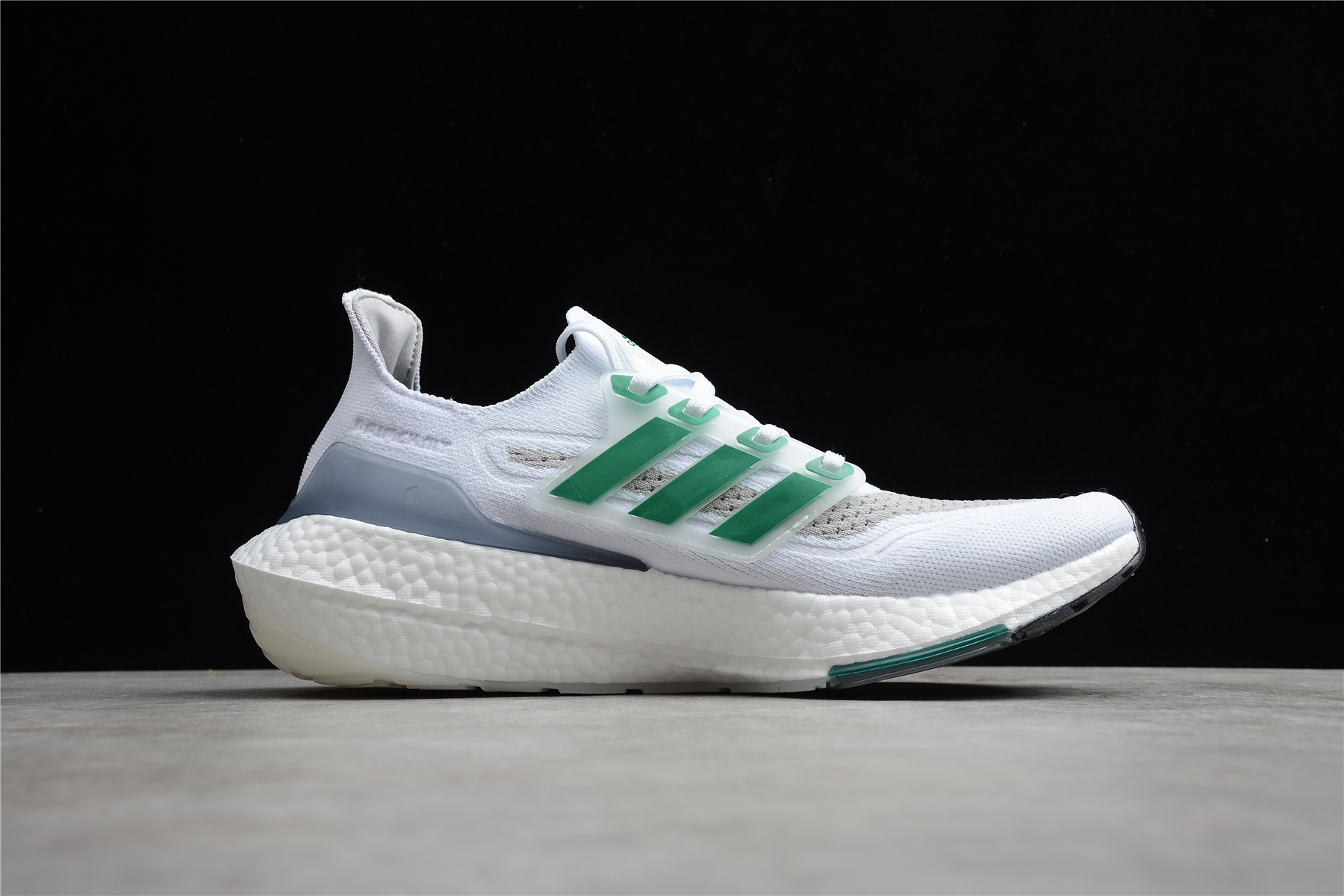 adidas Ultra Boost 21 White Sub Green FZ2326