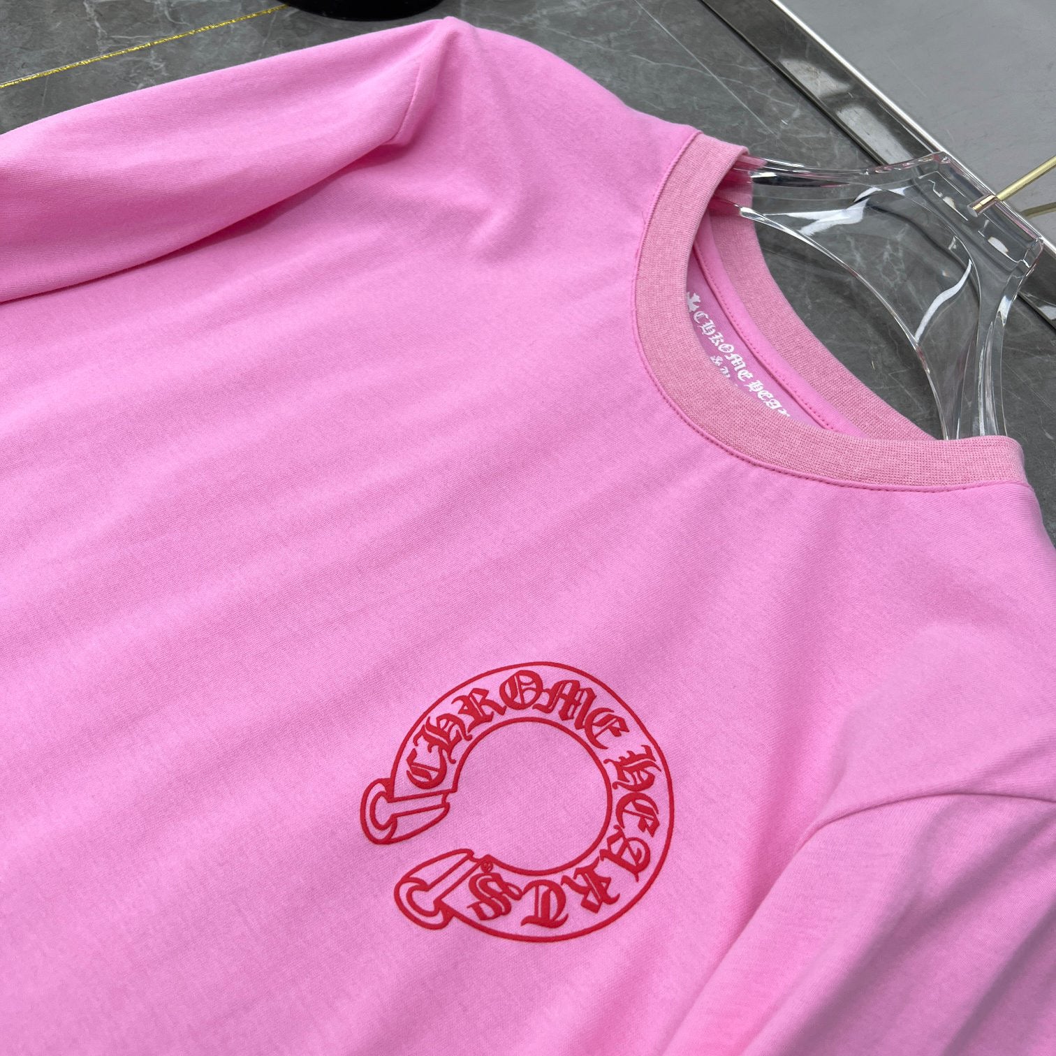 Chrome Hearts Replica Pink Long Sleeve