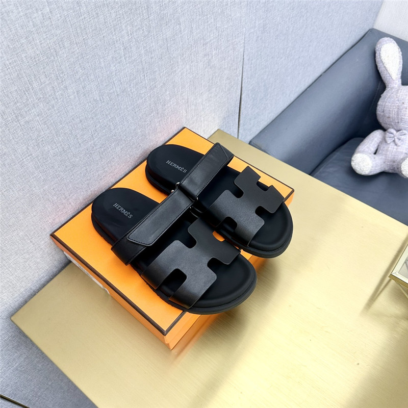 Hermès roll cake hair uncle slippers