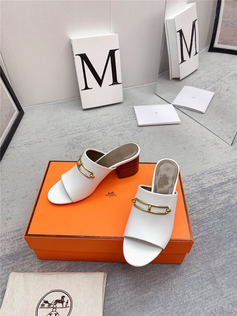 Hermes Sandals Dupe chunky heel sandals