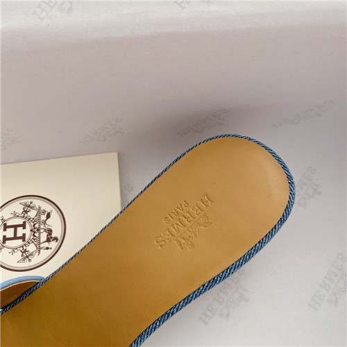 hermes oasis denim sandals