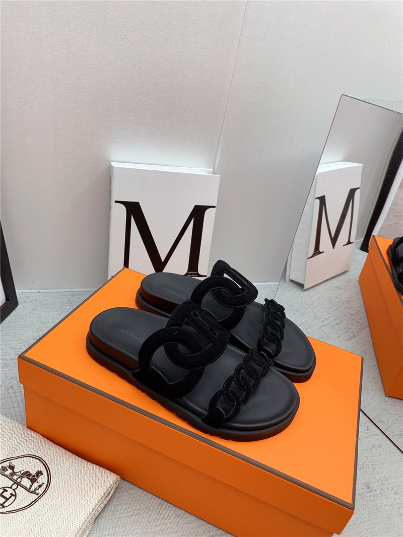 hermes flat sandals