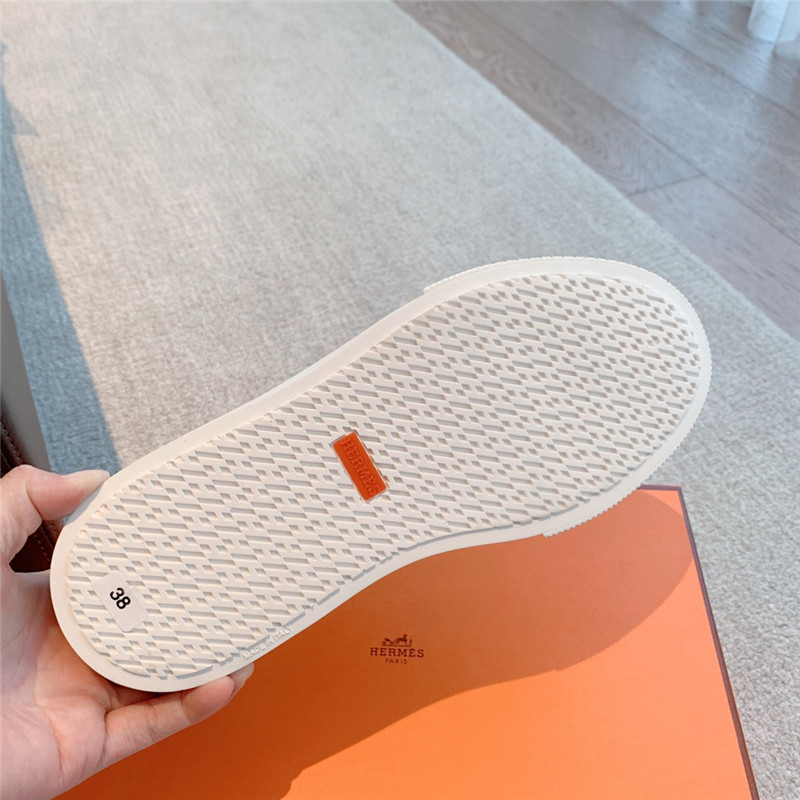 Hermès British retro casual shoes