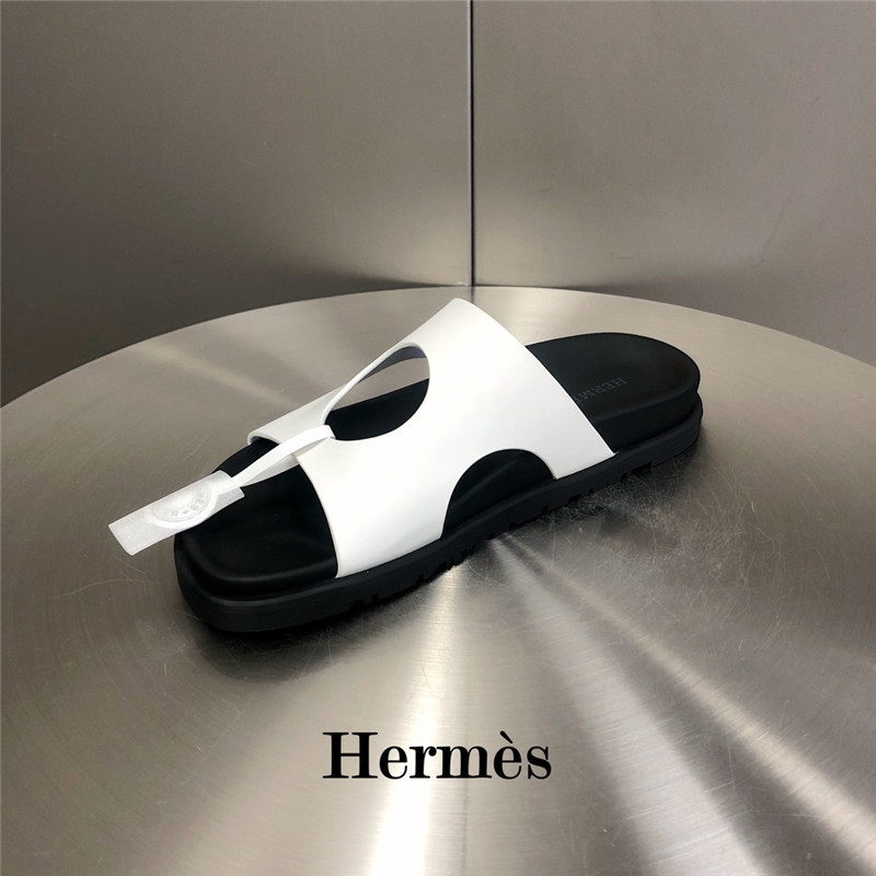 hermes edith hole slippers