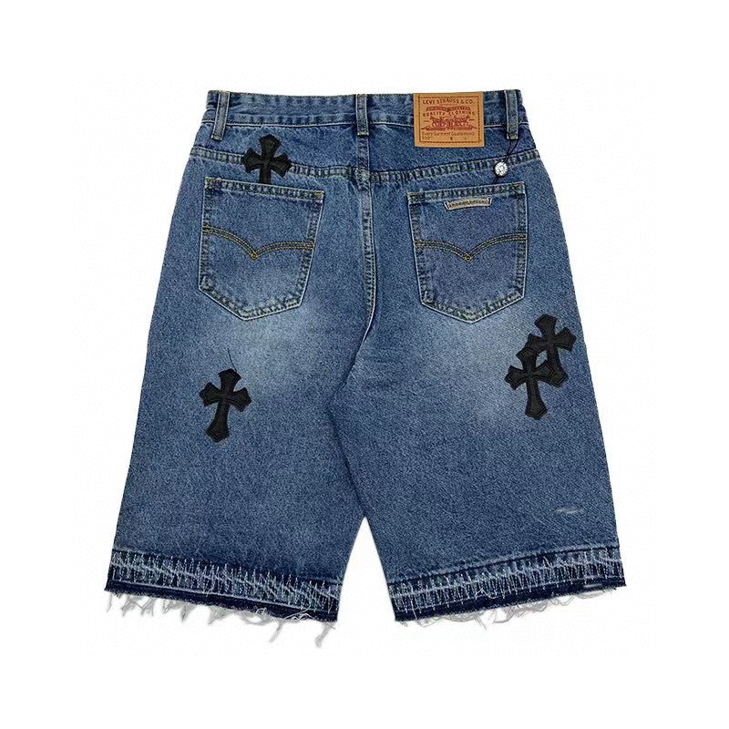 Chrome Hearts Denim Shorts