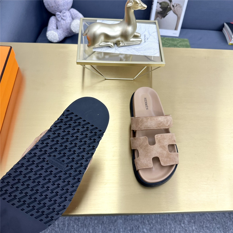 Hermès roll cake hair uncle slippers