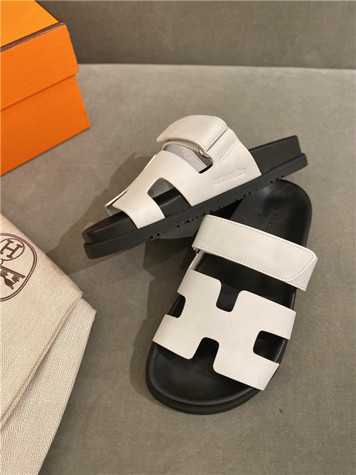 hermes h slippers women