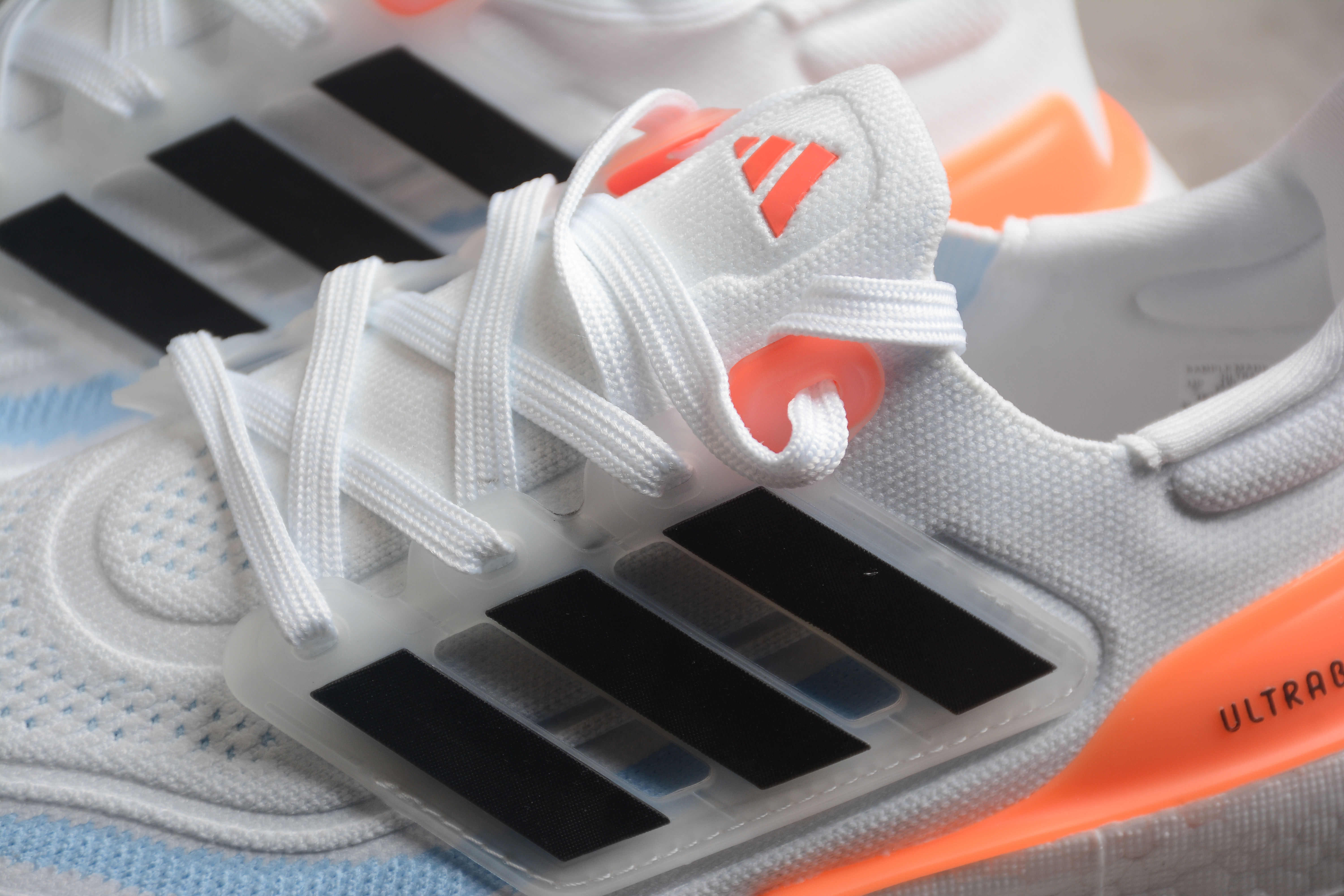 adidas Ultra Boost Light White Black Solar Red HQ6351