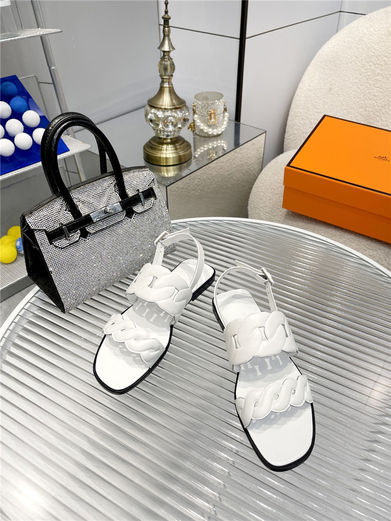Hermès pig nose sandals
