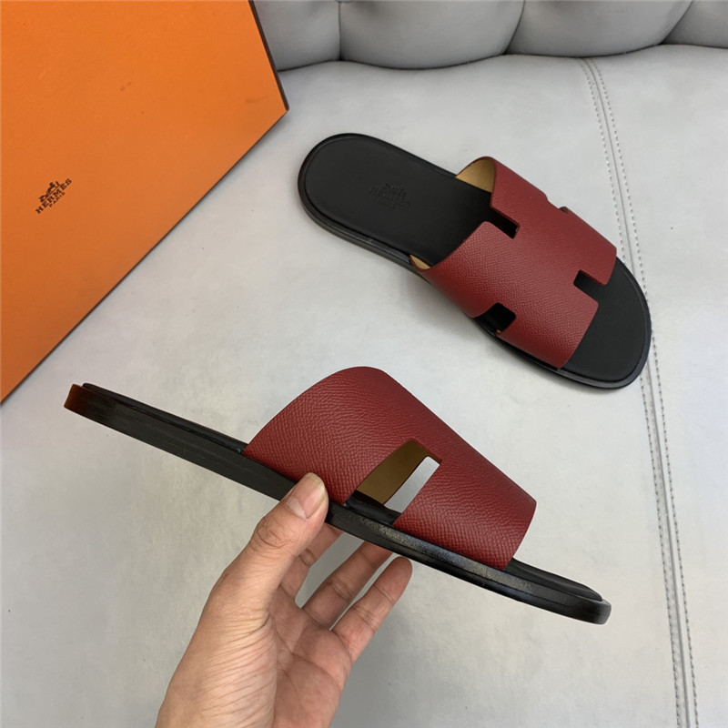 hermes H men s slippers