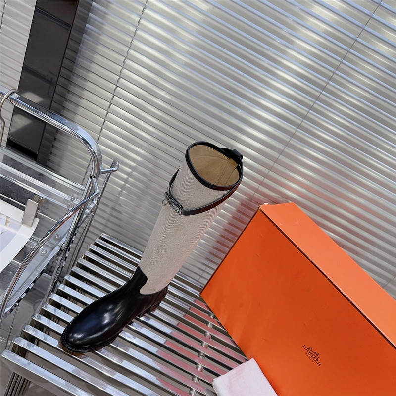 Hermès H lock perpetual classic boots