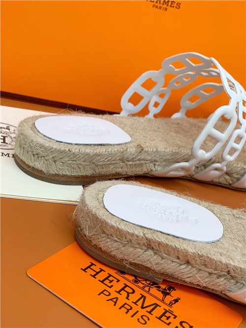 hermes flat slippers