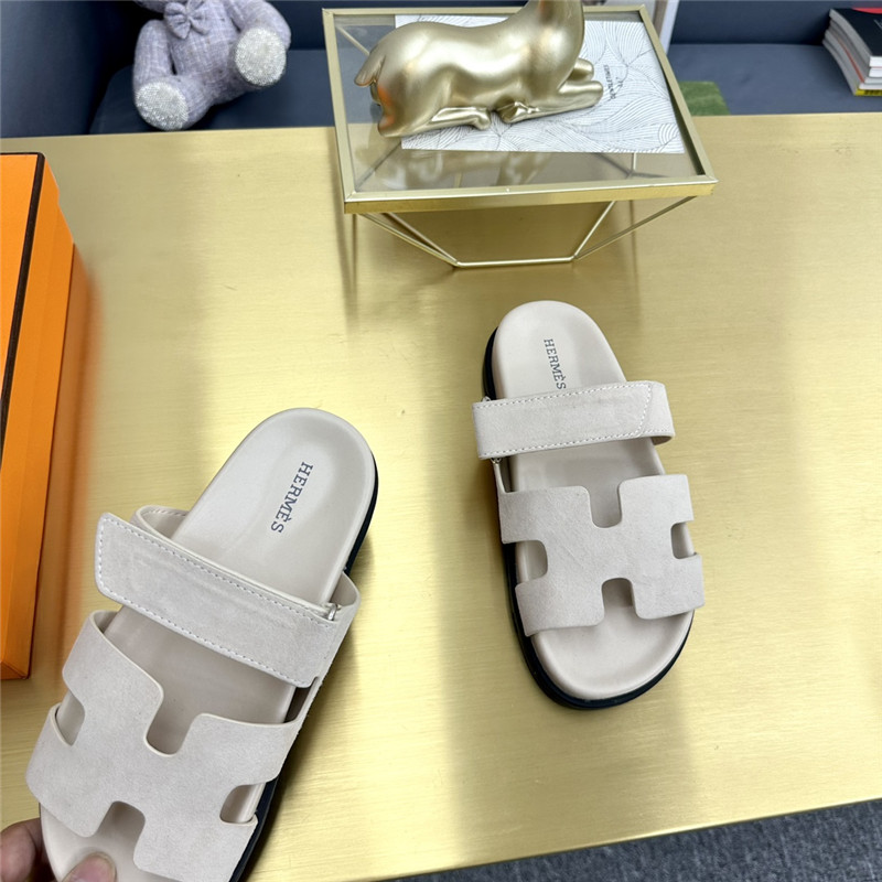 Hermès roll cake hair uncle slippers