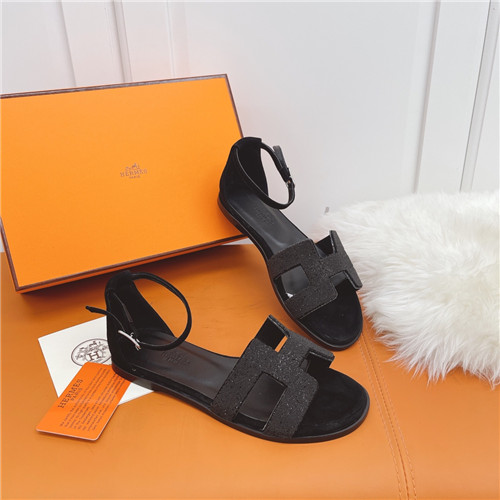 hermes flat sandals womens