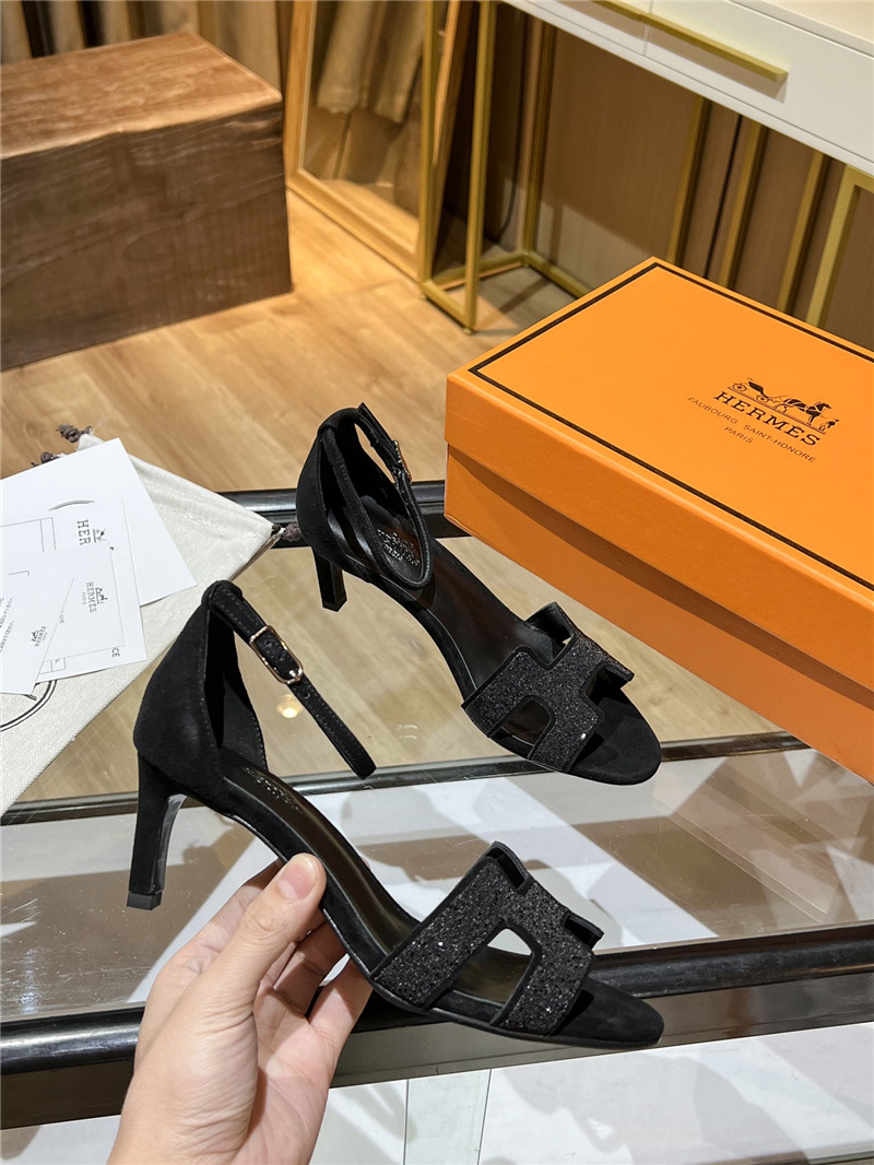 hermes high heel sandals