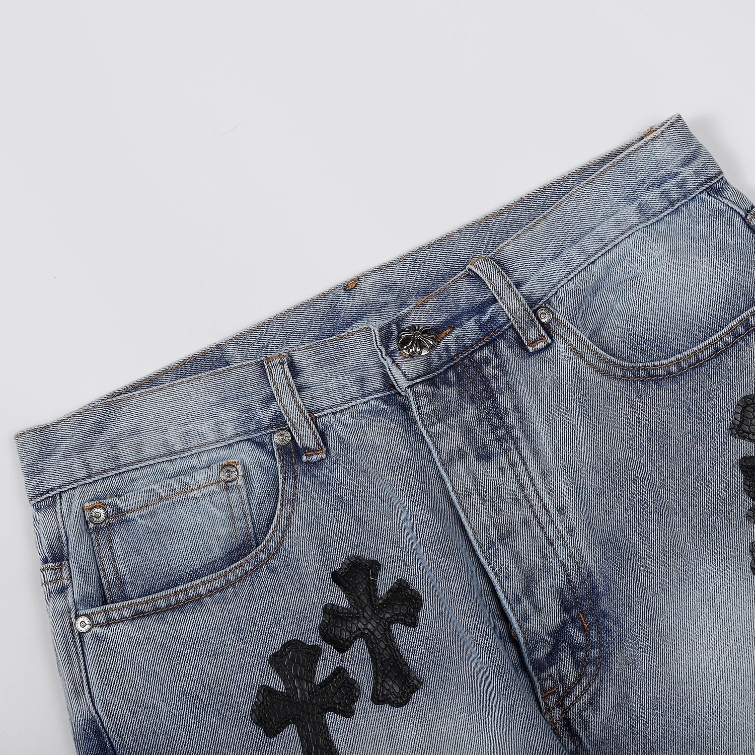 Chrome Hearts Denim Shorts